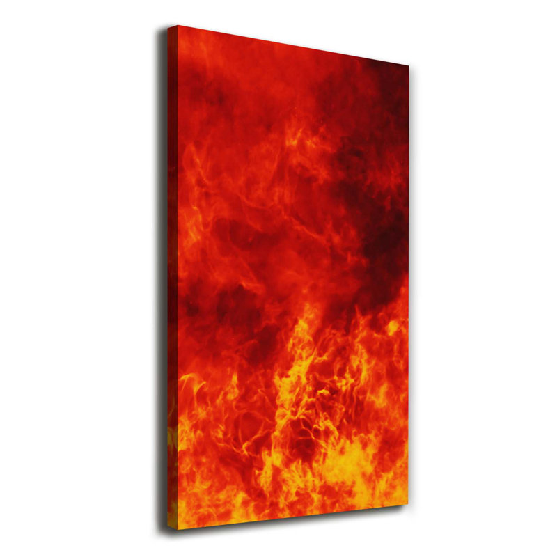 Flames - Wrapped Canvas Print