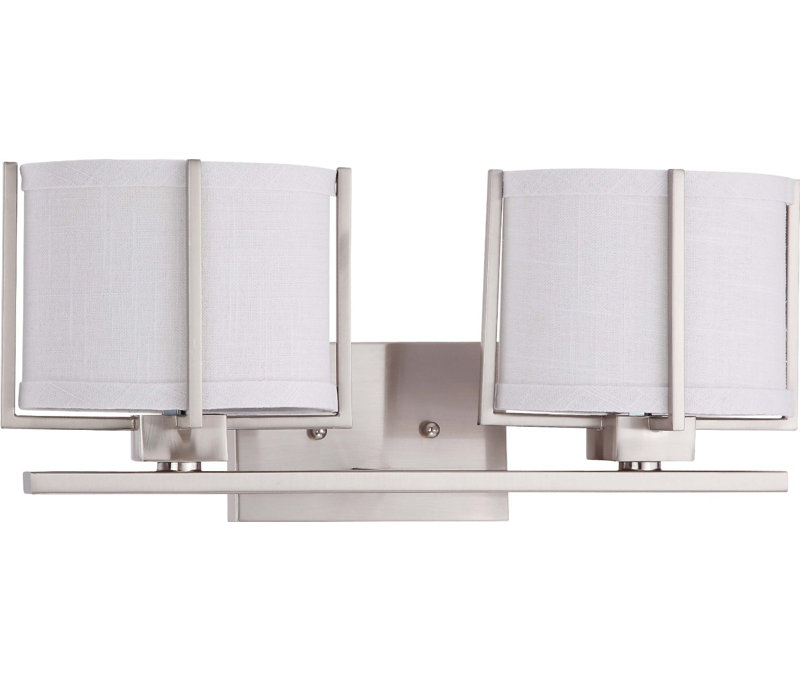 Éclairage pour meuble-lavabo 2 lumières Nowlin