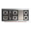 ILVE UM15FDQNS3BKCLP Majestic II 60 inch Dual Fuel Range with 9 Burners, Griddle (Liquid Propane, Solid Door, Glossy Black, Chrome)-1666292252-1666292730