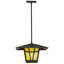 Luminaire suspendu géométrique 1 lumières lanterne