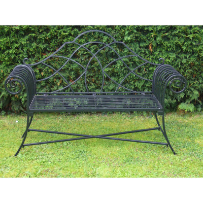 Overbey 2 Seater Steel Bench