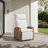 Air Pump Outdoor Lounge Chair, Independent Back & Footrest Adjustment-322990020-322990021