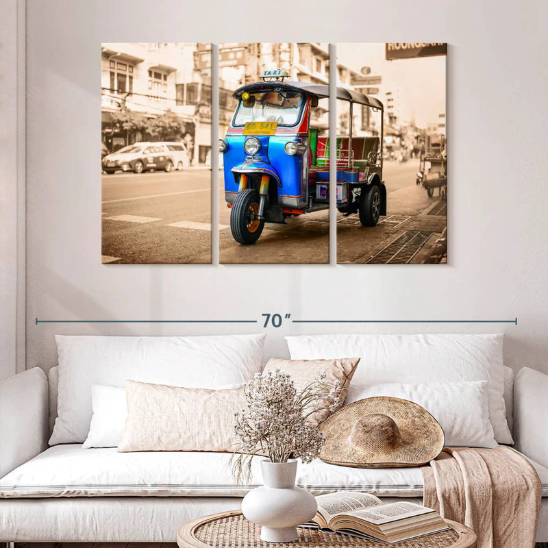 Mehar Tuk Tuk, 32" H x 50" W