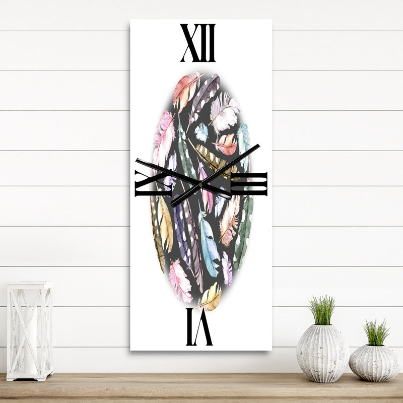 Horloge murale bohème et éclectique, Grand