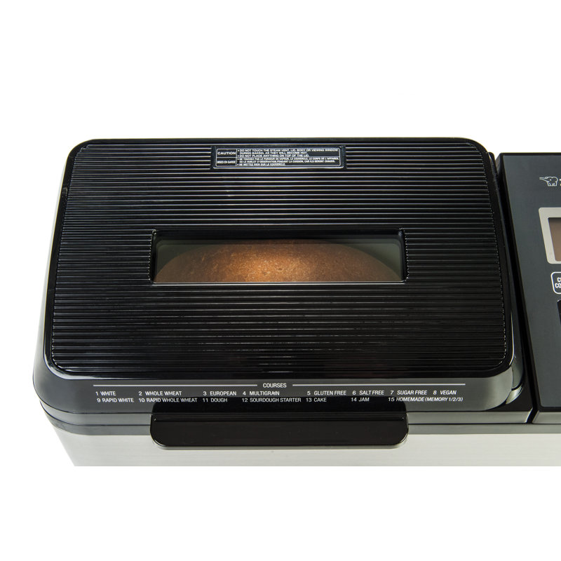 Zojirushi BB-PDC20BA Home Bakery Virtuoso Plus 2lb Breadmaker, Black