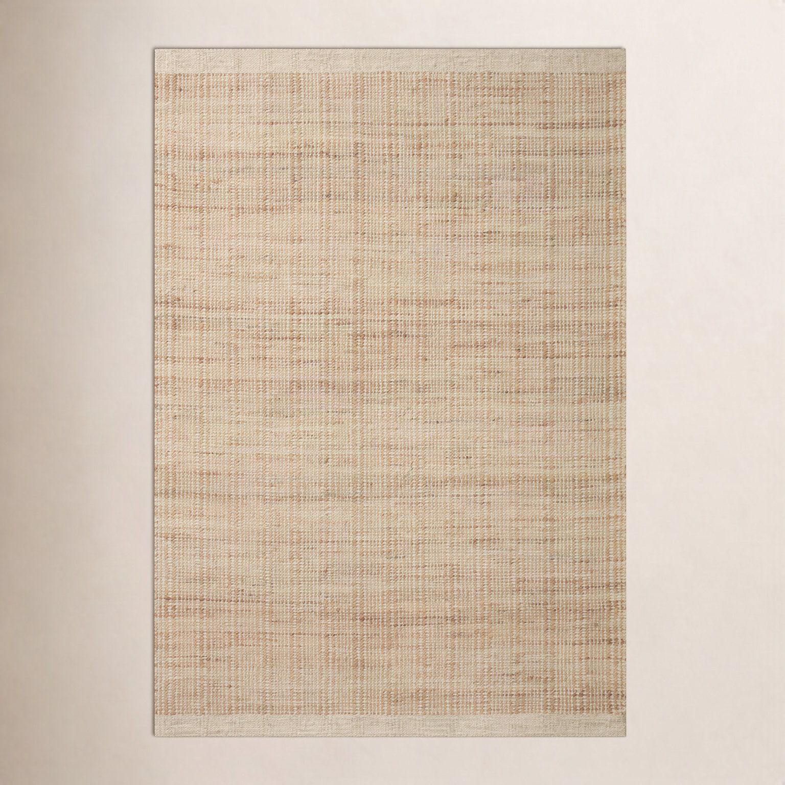 Jean Stoffer x Loloi Cornwall Ivory Natural Jute Rug, Rectangle 3'6" x 5'6"