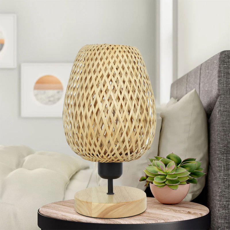 Lampe de table beige 11,41 "Oak Brook