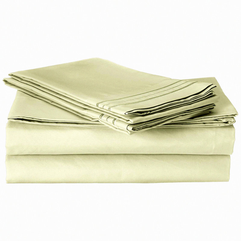 SilkyLux 1800 Series Luxury Bed Sheet Set - Wrinkle-Free Queen - Deep Pocket 16" - Soft Premium Collection - 4-Piece