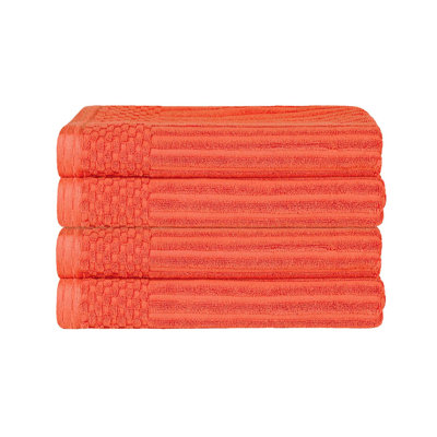 Ribbed Cotton Bath Towel