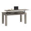 Table de salle à manger / bureau à plateau relevable, finition brune