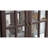 Antique Cherry Bookcases, Mdf Glass Display With Adjustable Shelves For Home And Office