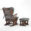 Chaise berçante et repose-pieds Azariyah Konfor-709691557-745961577