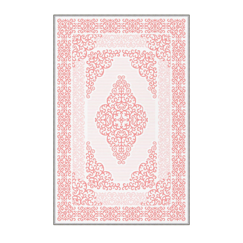 Premium Hall Carpet, 2.6 x 9.8 ft, 100% Polyester, 0.3 in Pile Height | Antibacterial, Non-Slip PVC Felt Dot Underside | Machine Washable, 3D Digital Printing | Durable & Stylish for Home Décor