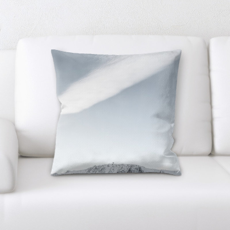 Microsuede Reversible Throw Pillow
