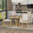 4 - Person Extendable Pedestal Dining Set-223459557
