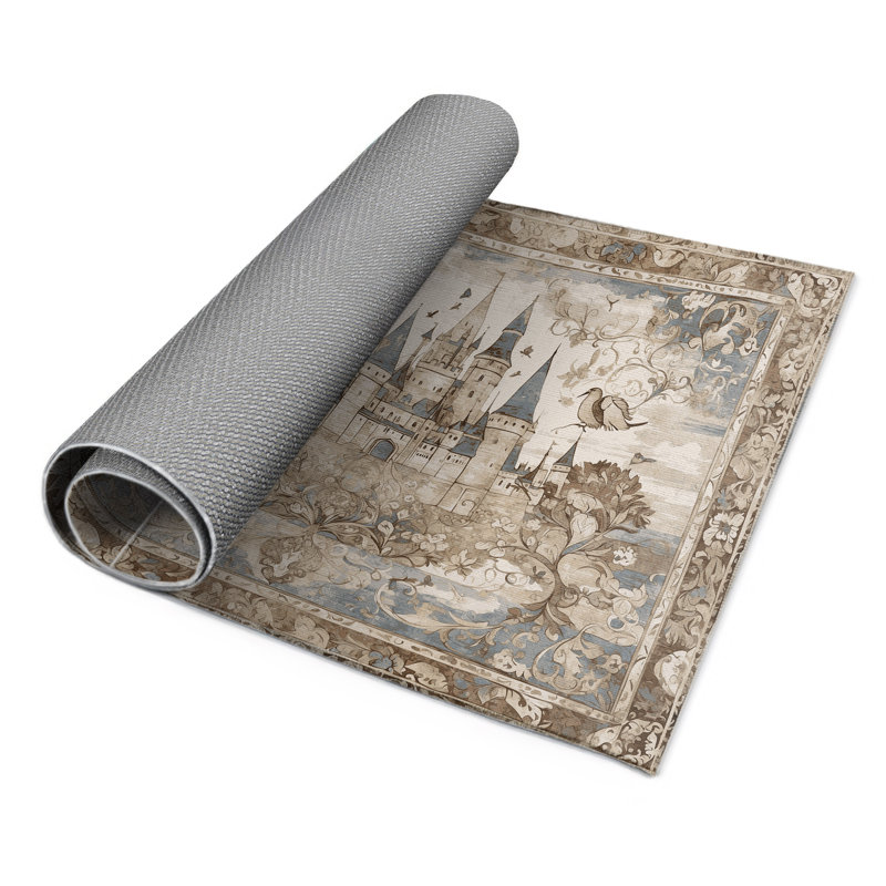 Warden's Refuge Indoor And Outdoor Area Rug, Rectangle 1'6" x 2'6"