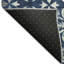 Tapis bleu marine de qualité supérieure lavable à la machine Prisco-2101460891