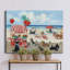 «Beach Bark Park I», reproduction sur toile tendue-2081697985