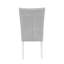 Chaises grises et blanches (2) - Option de rembourrage en mousse du côté moelleux et confortable