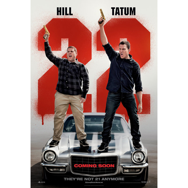 22 Jump Street, H 24 po x l 16 po