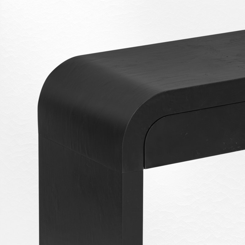60.02" Console Table, Black