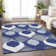 Premium Machine Washable Lisse Navy Rug