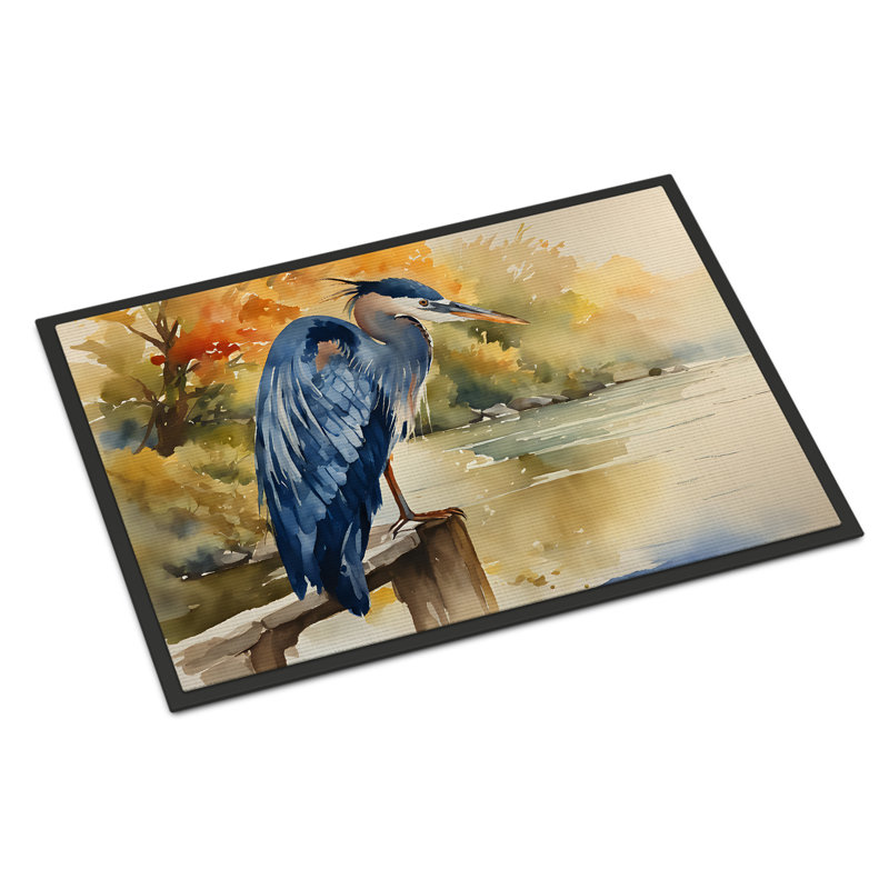 Tapis de porte d'extérieur antidérapant Pomfrey, L 24 po x L 36 po