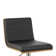 Mcmillon Swivel Adjustable Height Bar Stool with Pedestal Base in Faux Leather, Chrome, Walnut Wood