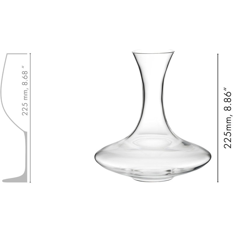 Crystal Home Bar 43.4 oz. Wine Decanter