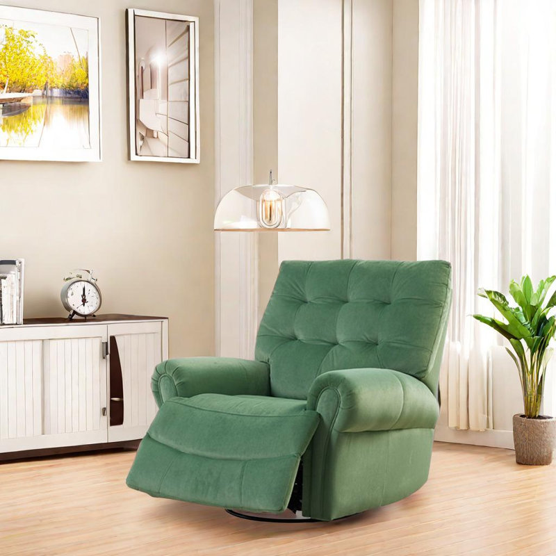 Fauteuil inclinable pivotant Artana, Vert