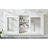 55 Inch Wall-Mount 2-In-1 Mirror Cabinet With Adjustable Shelves, Soft-Closing Hinges, High-Definition Mirrors, For Bathroom Vanity, Living Room, Bedroom Storage Organizer-642551827