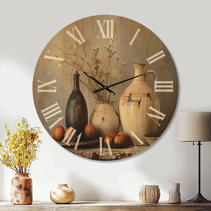 Horloge murale Boho, Oversized