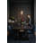 Floral Wallpaper Black Embossed-Look Decorative Mural