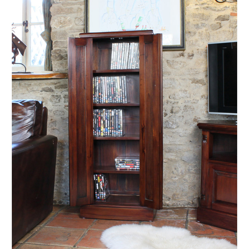Solid Wood 130.5cm H Media Cabinet