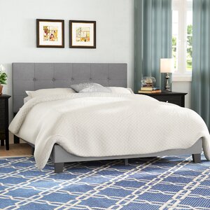 Winston Porter Carlester Upholstered Bed & Reviews | Wayfair