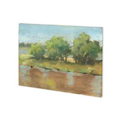 Muddy River II by Ethan Harper a Hand Embelished Textured Canvas