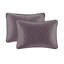 Couvre-lit réversible mauve très grand - avec un design attrayant surdimensionné pour une couverture de matelas supérieure.