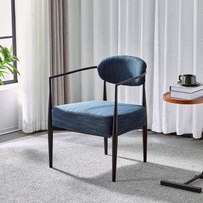 Fauteuil d'appoint rembourré Mid-Century