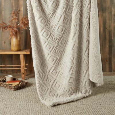 Geo Fleece Throw Blanket