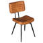 Chaises d'appoint Camel 2, pieds en métal noir - Chaises de style industriel 2 pièces au choix pour la salle à manger, Construction Essential
