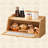 Bamboo Bread Box for Kitchen Countertop