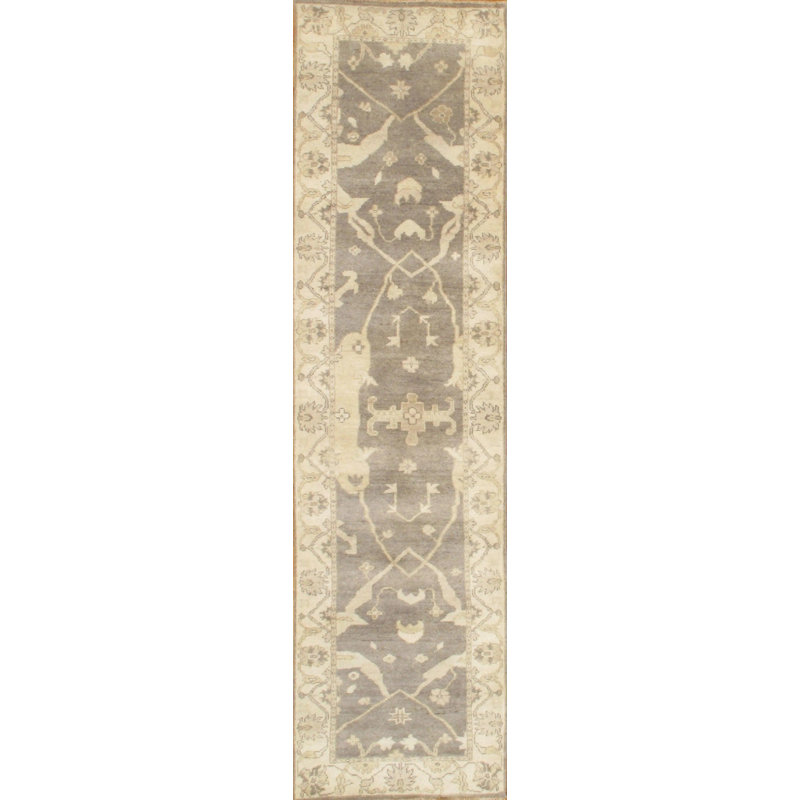 Oriental Area Rug in Gray