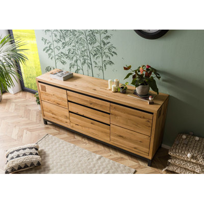 Villanders 190cm Solid Wood Sideboard