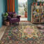 Tapis de salon bohémien marocain rétro antidérapant lavable-129944613