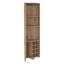 Essential Corner Bar Cabinet , Three Shelves, Eight Built-in Wine Rack, Two Side Shelves-111836025