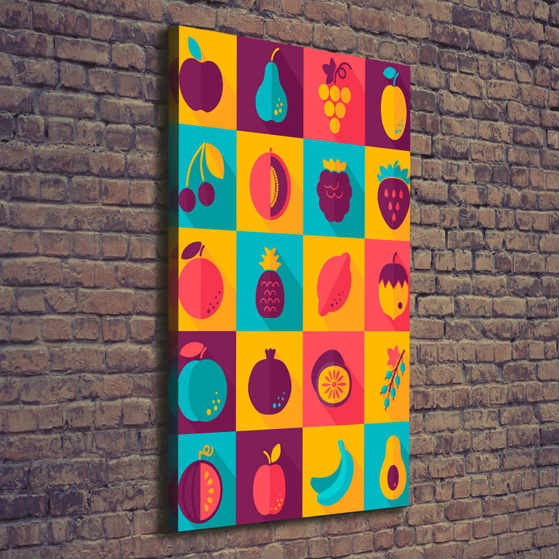 Fruits - Wrapped Canvas Print