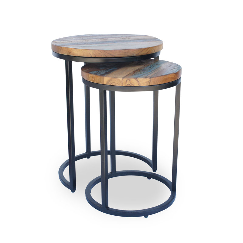 Thalia Solid Wood Nesting Tables