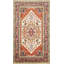 Tapis traditionnel géométrique fait à la main 3 x 5