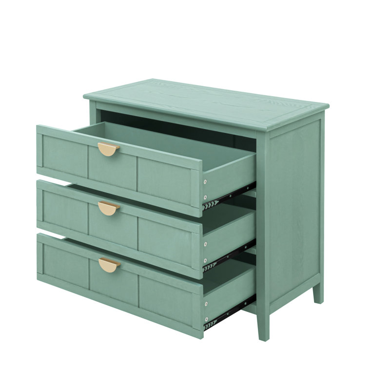 Armoire 3 tiroirs, mobilier américain, convenant à la chambre à coucher, au salon et au bureau