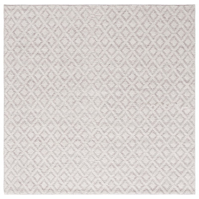 Vermont Hand Woven Wool Geometric Rug